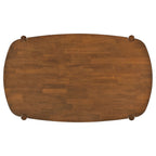 Coaster Home Furnishings Dortch Oval Solid Wood Dining Table Walnut