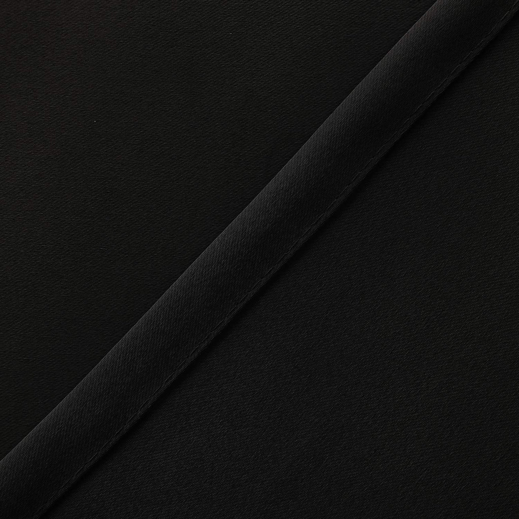 Hiasan Black Valance Curtains Blackout Rod Pocket Window Curtain Valances For Kitchen, 52 X 18 Inches Length, 1 Panel