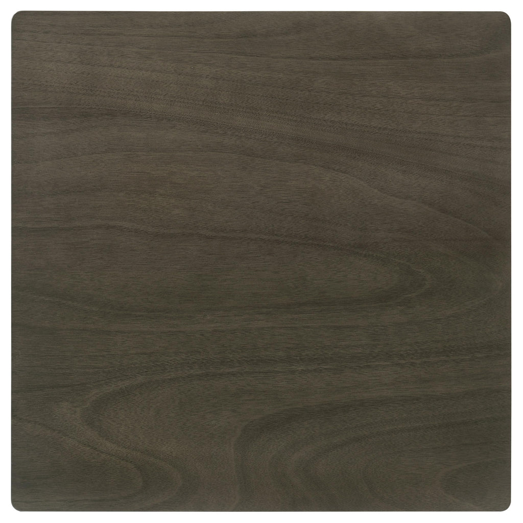 Coaster Home Furnishings Parkwood 5-Piece Dining Set with Square Table and Slat Back Side Chairs Charcoal Grey and Black