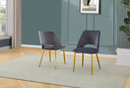 Best Quality Furniture Side Chairs, Dark Gray