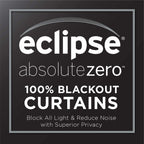 Eclipse Gabriella Grommet Top Curtains For Bedroom, Single Panel, 40'' X 84'', Indigo