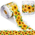 Spiareal 68.9 Feet Sunflower Border Bulletin Board Border Flower Beach Sun Eucalyptus Paw Flag Hat Balloon Sailboat For Classroo