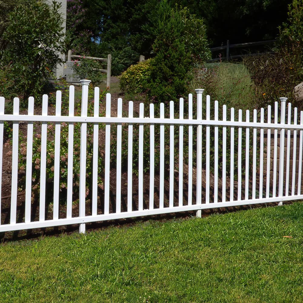 Zippity Outdoor Products Zp19018 (2 Panel) Vinyl Picket Kit, Manchester Fence, White