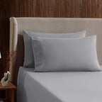 Nestl Full Size Sheet Sets - 4 Piece Full Size Sheets, Deep Pocket, Hotel Luxury, Extra Soft, Breathable And Cooling, Grey Sheets For Full Size Mattress