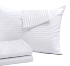 Niagara 12 Pack King Pillow Protectors With Zipper, Soft Quiet Cotton Sateen, Effective Dust Protection, Stay In Place Pillow Co