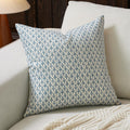 Fiouovo Floral Pillow Covers 18X18 Pillow Cover Block Print Couch Pillows For Living Room Decorative Neutral Accent Throw Pillow