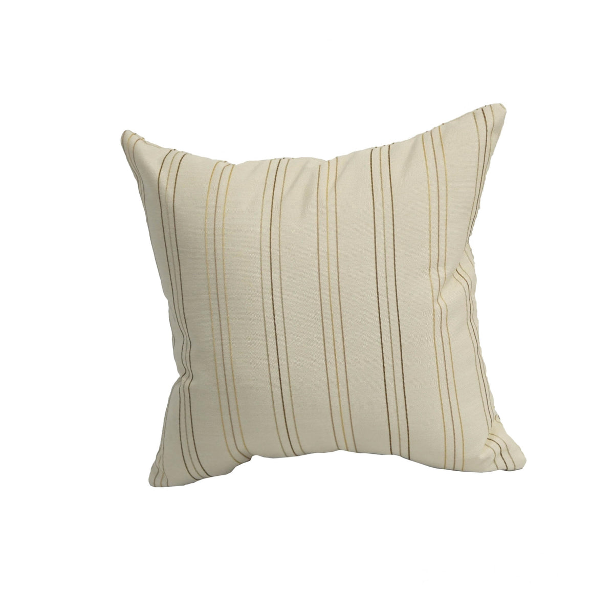 Blazing Needles Indoor Throw Pillow, 17 x 17, Summer Pinstripe