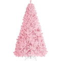 Yaheetech 7.5ft Pink Artificial Christmas Pine Tree Seasonal Holiday Carnival Home Party Decoration for Home, Office, Party Deco