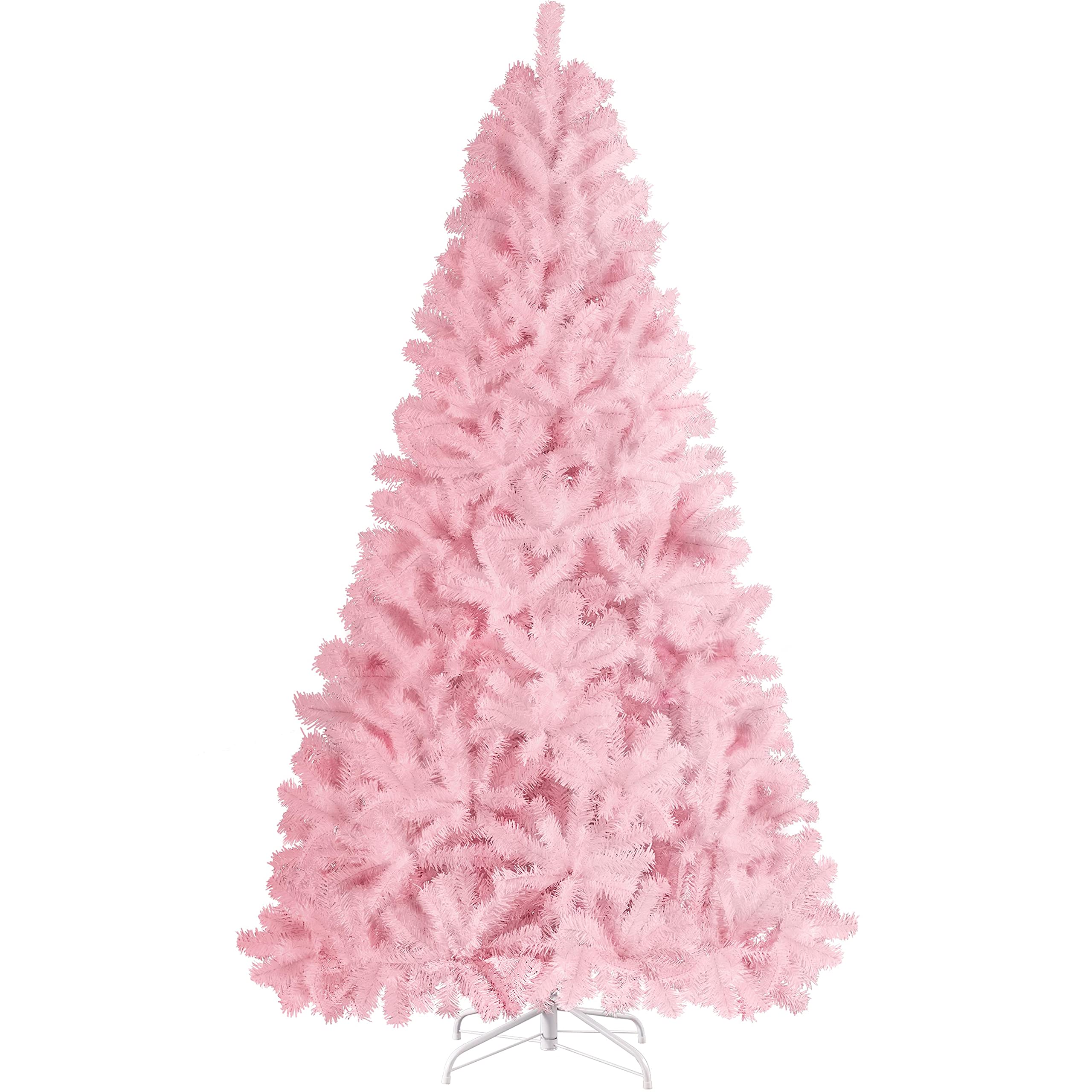 Yaheetech 7.5ft Pink Artificial Christmas Pine Tree Seasonal Holiday Carnival Home Party Decoration for Home, Office, Party Deco