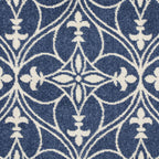 HomeRoots Decor 23' x 45' UV-Treated Polypropelene Denim Area Rug