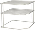 GRAYLINE, White 40316, Corner Helper Shelf, 1-Pack