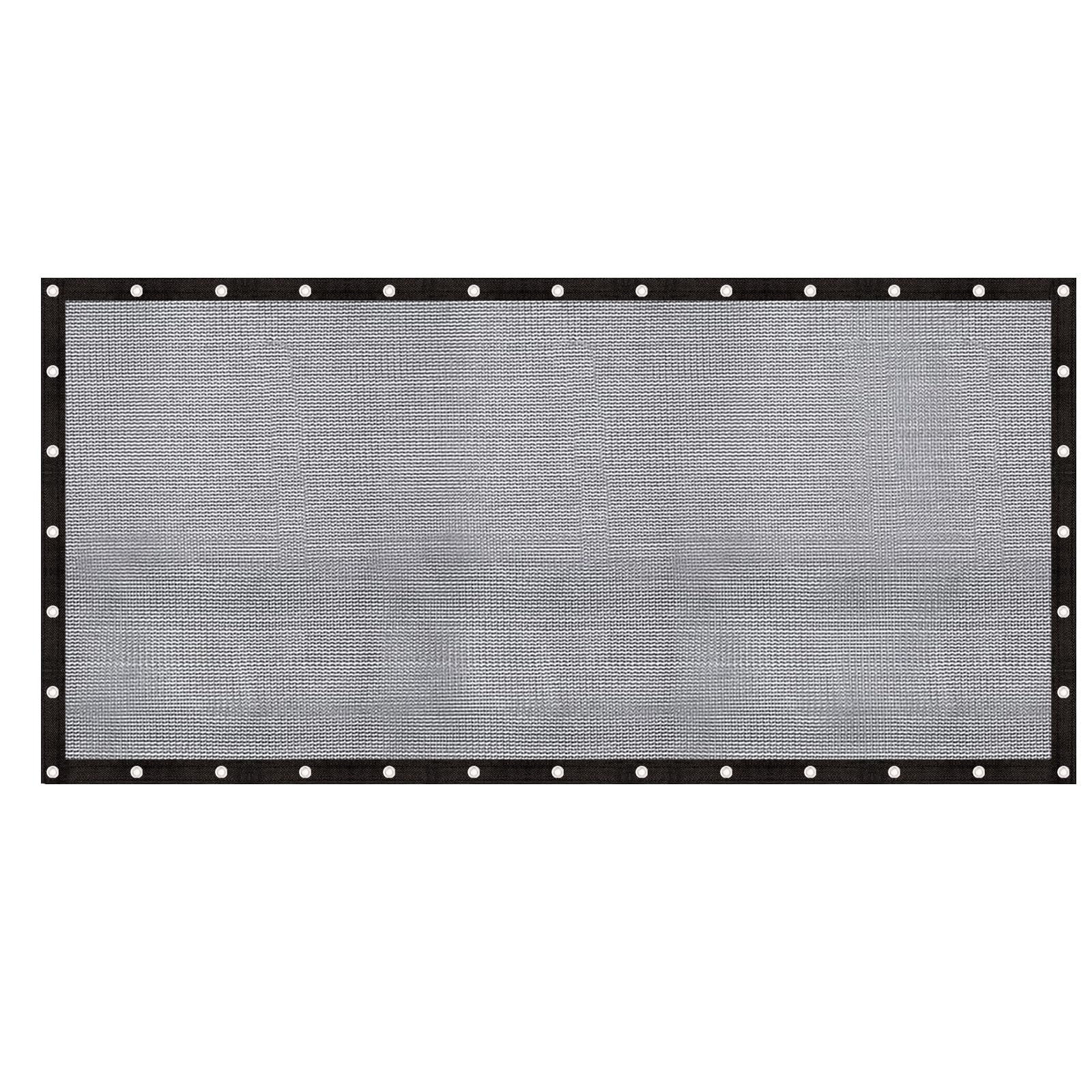Cool Area 60-70% Sun Shade Cloth 10X20Ft Mesh Tarp With Grommets Patio Screen Mesh For Canopy Garden Porch Greenhouse Pools Dump