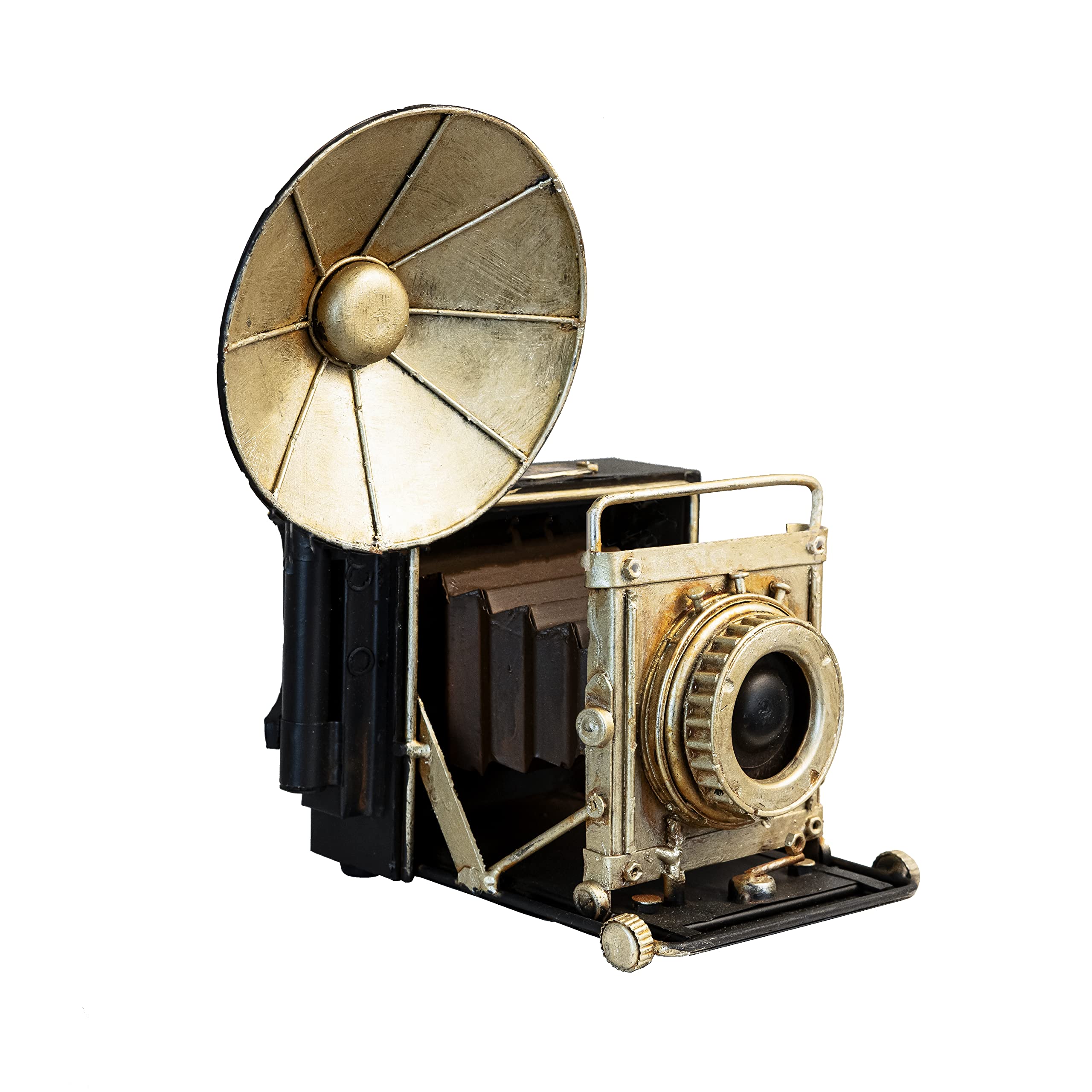 PARSAHO Vintage Camera Statue Model Showcase Decorative Props Showcase Camera Crafts Collectible Figurine Home Desktop Decoratio