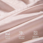 Lazzzy Pink Velvet Curtains Room Darkening Thermal Insulated Curtains 108 Inch Long Window Drapes For Bedroom Living Room Super Soft Luxury Rod Pocket Window Treatment, 2 Panels
