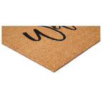 Calloway Mills Cursive Welcome Doormat (Tan/Black, 24' X 36')
