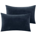 Bedelite Flannel Pillowcases Standard Set Of 2, Super Soft Fleece Pillow Case Cover With Zipper For Bedroom, Sofa, Couch,Luxury