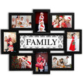 Jerry & Maggie Family Photo Frame 22x17, Family Picture Frames Collage Wall Decor, 9 Opening 4x6 Picture Frames Home, Wall Hangi