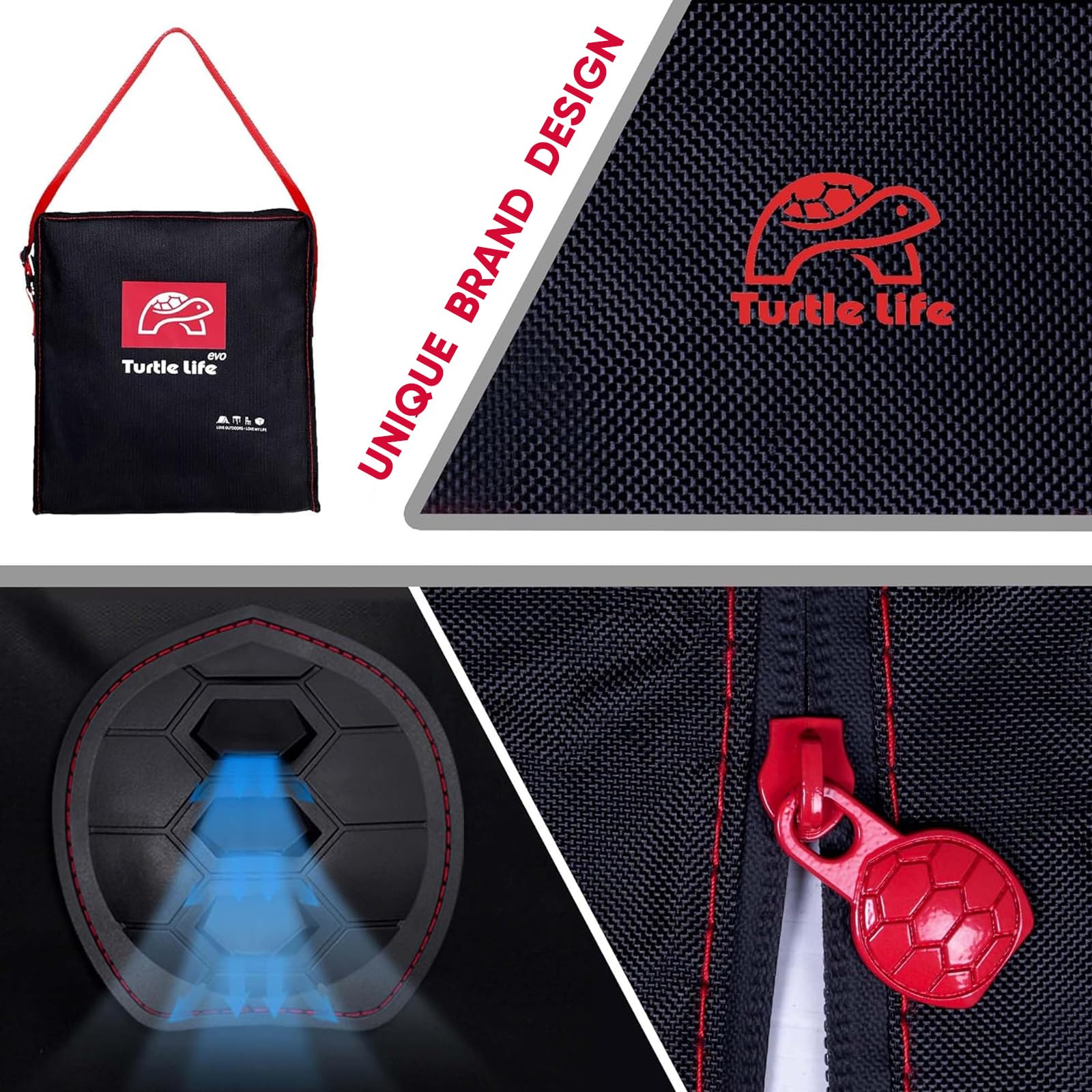 Turtle Life Patio Stackable Chair Cover, Heavy Duty Waterproof Outdoor Furniture Stacking 6-12 Chairs Covers, Anti-Fading Cover For Bar Stool Chair, Black, 30' W X 36' D X 45' H