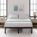 ZINUS Yelena 14 Inch Metal Platform Bed Frame, Steel Slat Support, No Box Spring Needed, Eco Friendly WonderBox(TM) Packaging, E