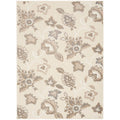 Nourison Aloha Indoor/Outdoor Beige 9' X 12' Area Rug, Easy Cleaning, Non Shedding, Bed Room, Living Room, Dining Room, Kitchen