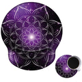 Mouse Pad With Wrist Support Gel, Auox Ergonomic Mouse Pad With Comfortable Wrist Rest, Gaming Mousepad Non-Slip Pu Base For Lap