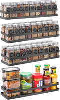 Mfs Craft World 4Tier Kitchen Counter Organizer Rack, Metal Storage Shelf For Coffee Station, Grey (4) 16X4 Inch
