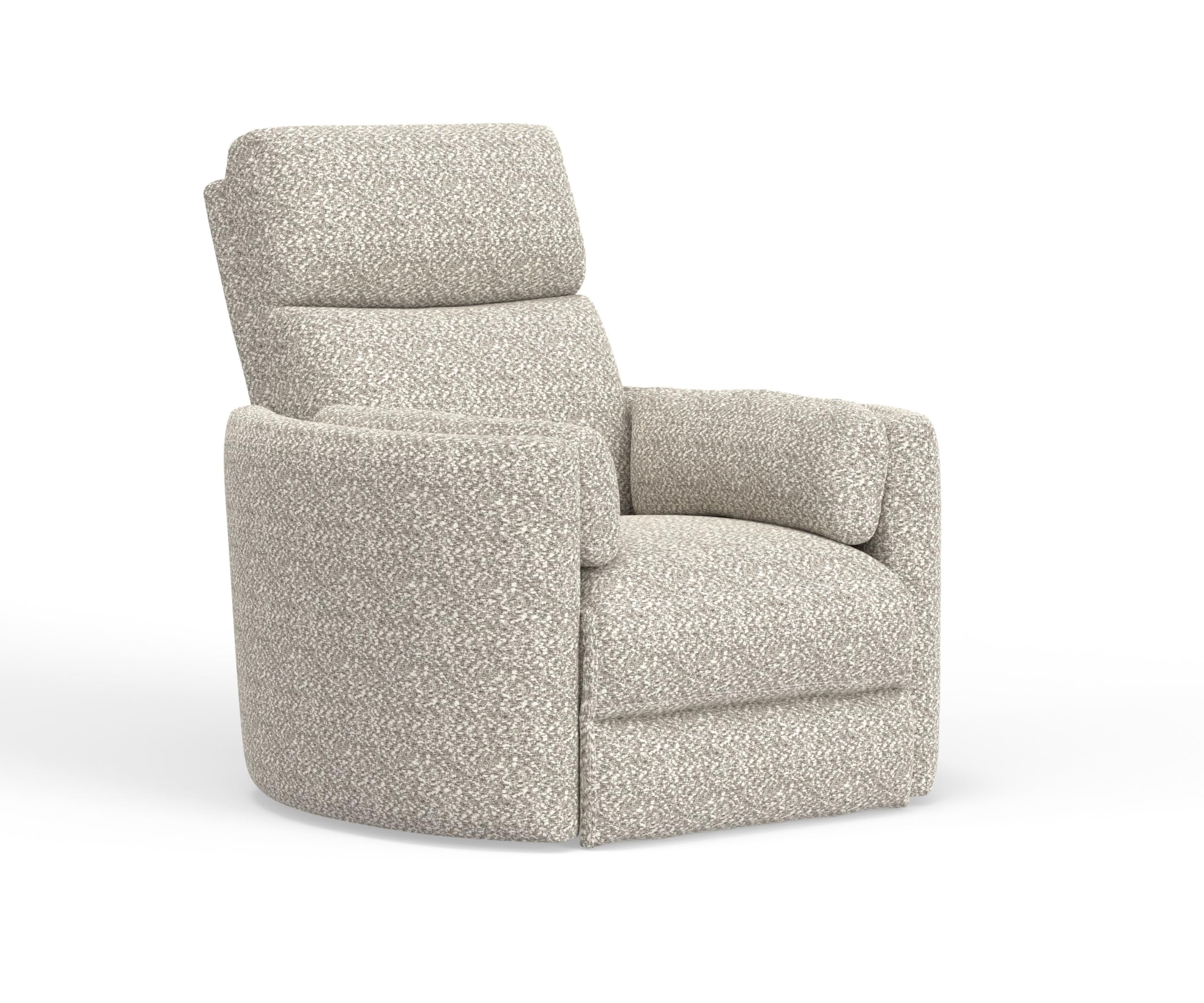 Parker Living Radius - Tatum River Rock Power Swivel Glider Recliner For Adults With Usb And Type-C Ports, Single Sofa Chair For
