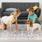 Coarir Hallways Runner Rug 2X8, Kitchen Rugs Washable Rug Runner Non Slip With Rubber Backing, Vintage Carpet Runners For Bedroo