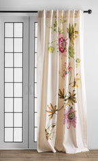 Maison D' Hermine Curtain 100% Cotton Curtains 50 Inch X 84 Inch 1 Panel Easy Hanging With A Rod Pocket & Loop For Kitchen, Offi