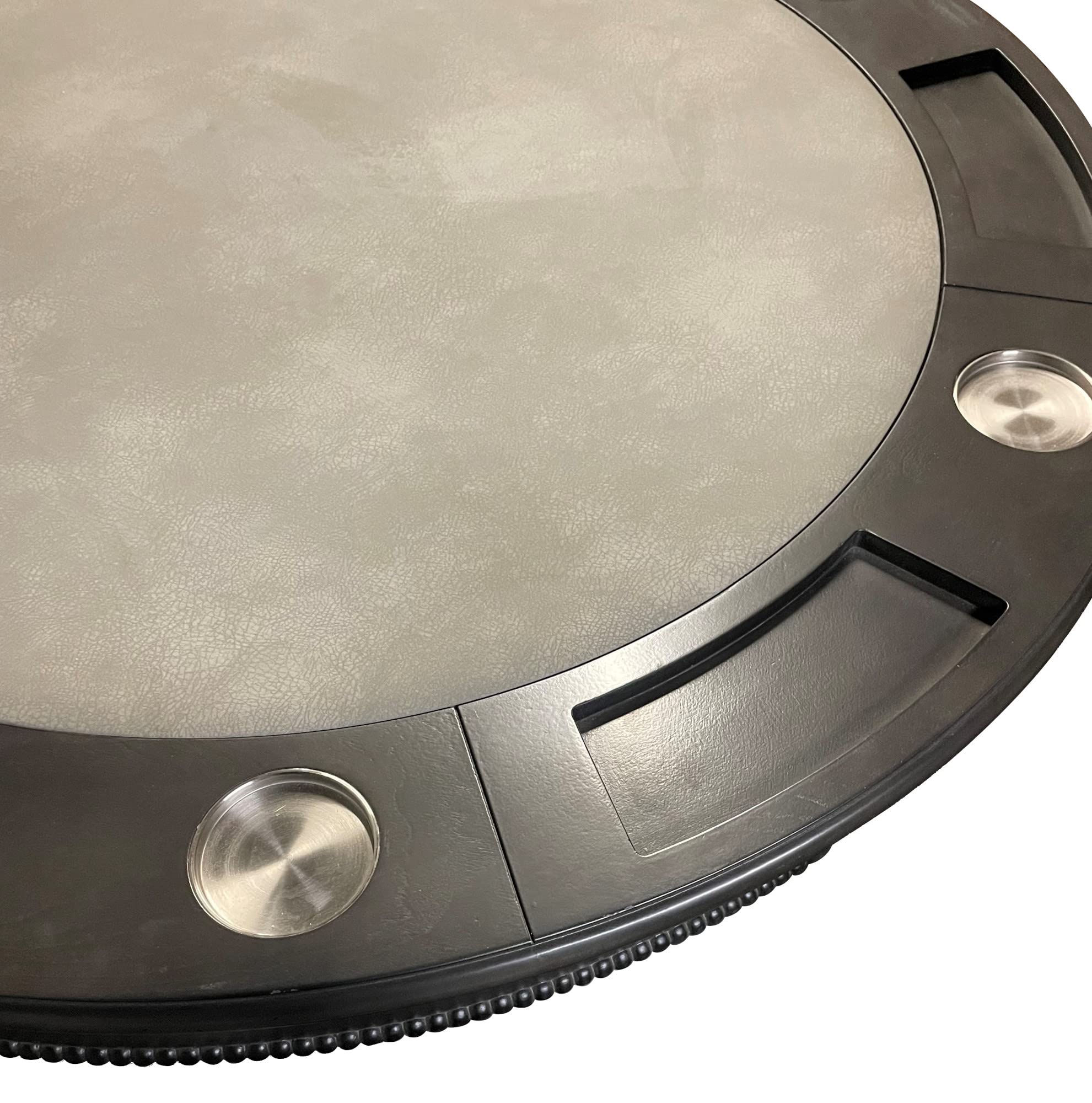 Sunset Trading Vegas Dining/Poker Table Set, Distressed gray