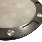 Sunset Trading Vegas Dining/Poker Table Set, Distressed gray