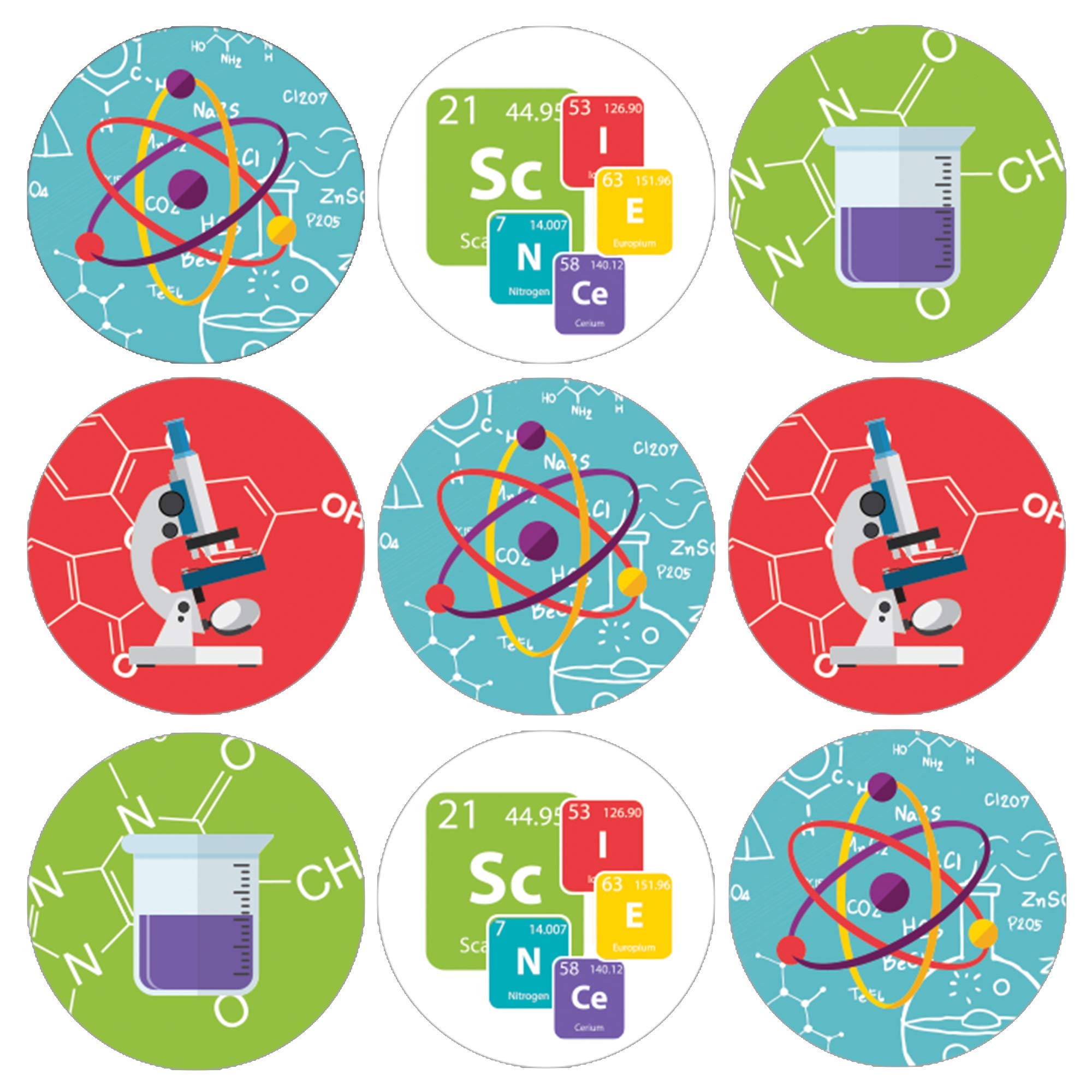 Science Teacher Reward Stickers For Students - 1,080 Ct
