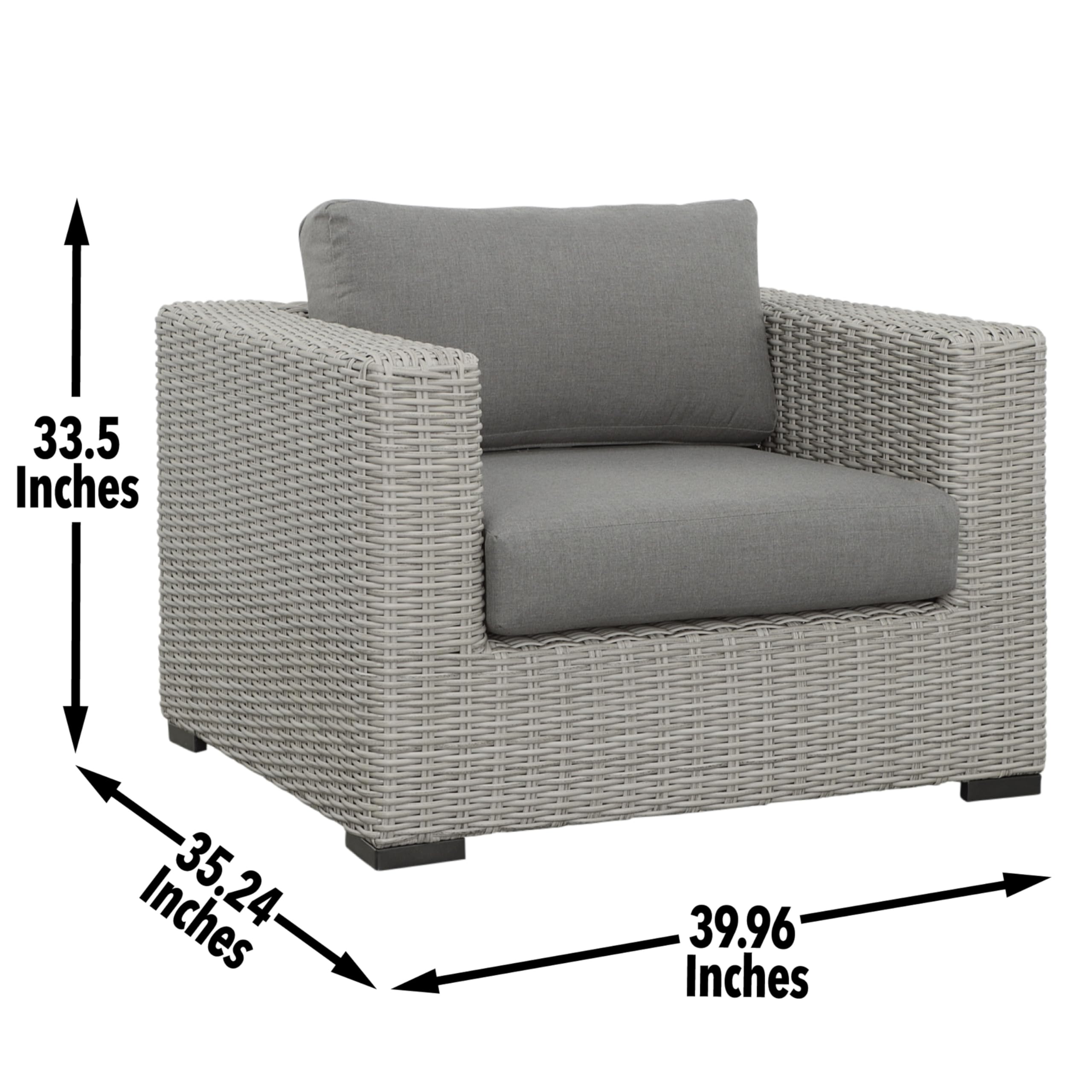 Steve Silver Co Blakley Outdoor Chair, Gray