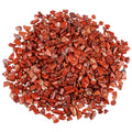 SUNYIK Red Jasper Tumbled Chips Stone Crushed Crystal Quartz Pieces Irregular Shaped Stones 1pound(about 460 gram)