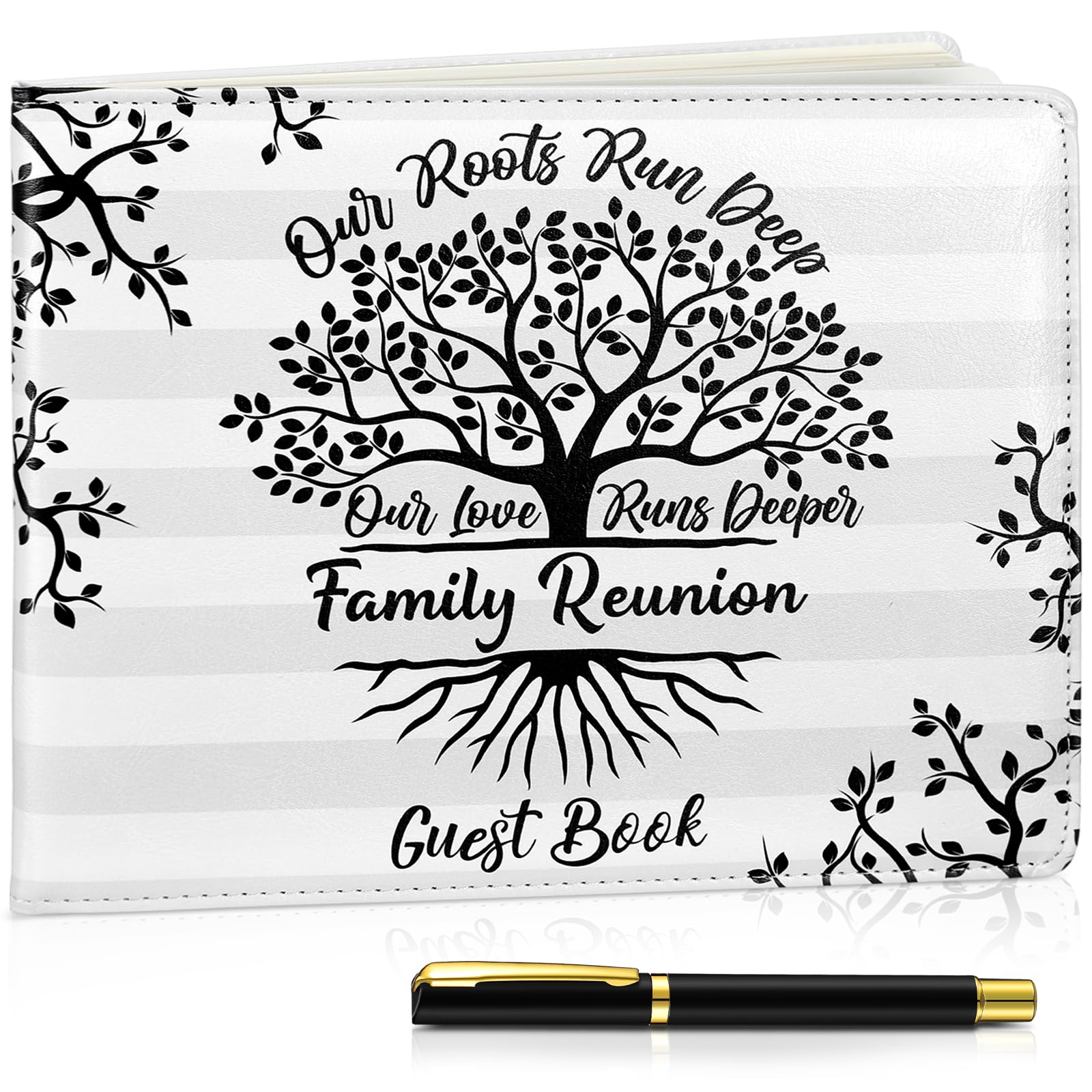 Patelai Family Reunion Party Favors Decorations Family Reunion Guest Book Sign in Good Tree Guest Book Gathering Decorations wit