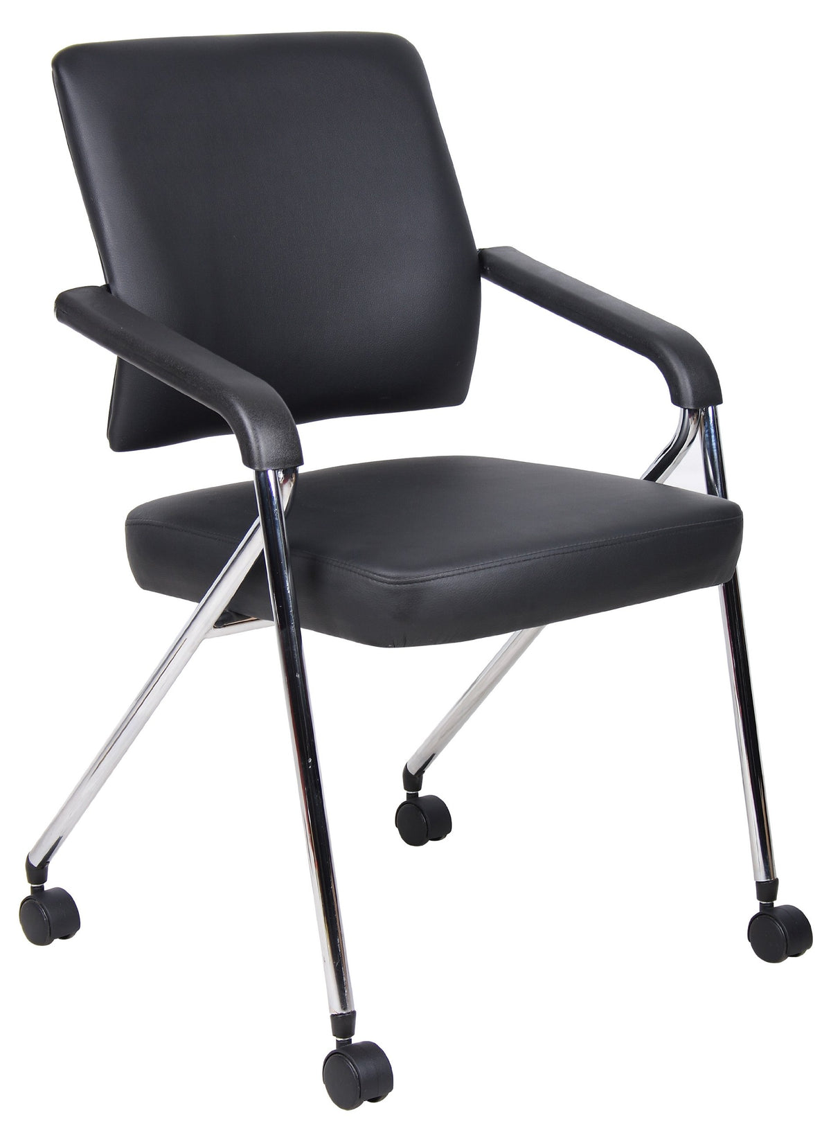 Boss Office Products Caressoft Plus Training Chair 2 Pack In Grey