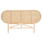 Baxton Studio Reegan Natural Rattan Headboard, Queen