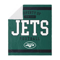 Foco New York Jets Nfl Team Property Of Sherpa Fleece Blanket