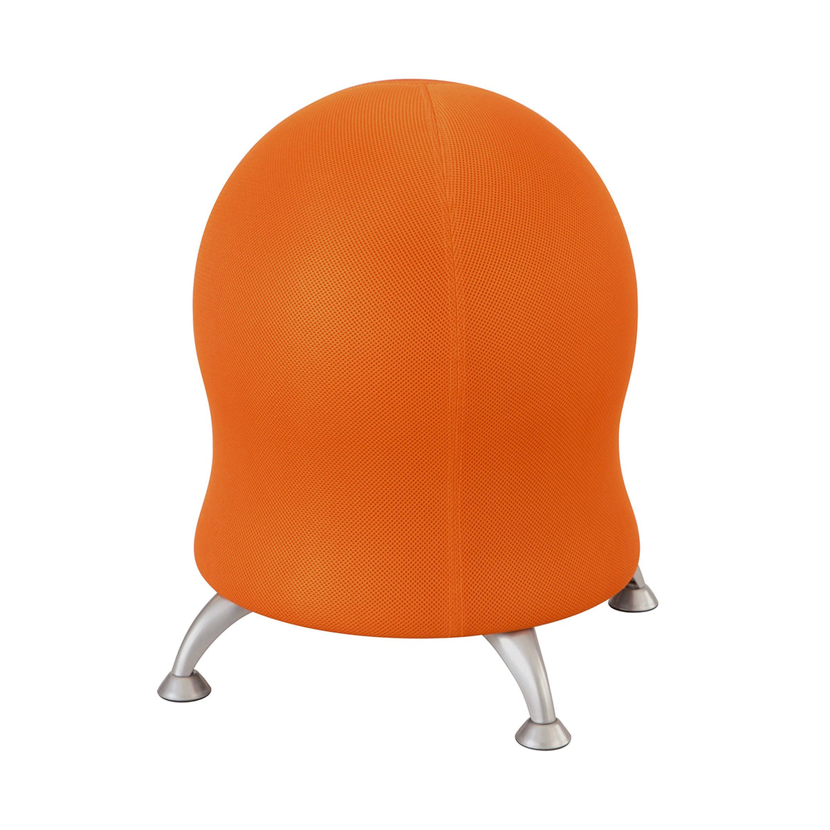 Safco, Zenergy Ball Chair, Active Seating, Anti-Burst, Inflatable Chair for Home Office and Classroom, Orange Mesh