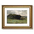 ARPEOTCY Vintage Gold Framed Wall Art, 11x14 inch Swale Land Scenery Retro Paintings, Canvas Prints Artwork with Antique Frame, 