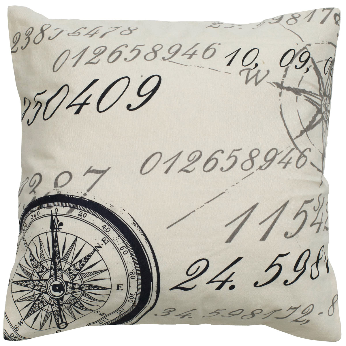 Rizzy Home T04960 Decorative Pillow, 20&quot;X20&quot;, Cream