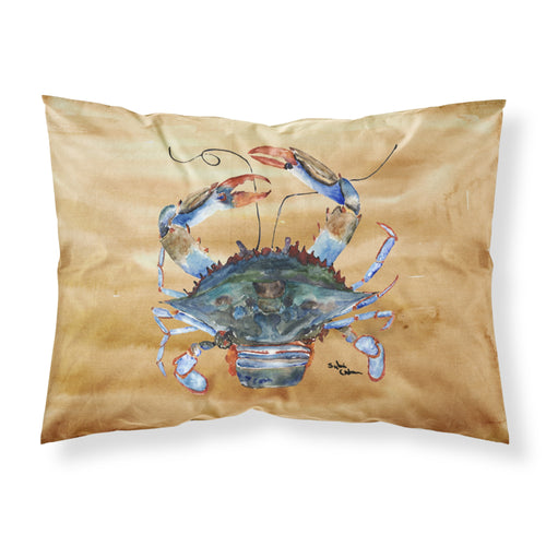 'Caroline'S Treasures 8156Pillowcase Crab Moisture Wicking Fabric Standard Pillowcase, Large, Multicolor'