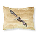 'Caroline'S Treasures 8157Pillowcase Flying Brown Pelican Moisture Wicking Fabric Standard Pillowcase, Large, Multicolor'