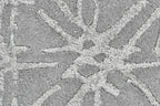 HomeRoots 511601 8 x 11 ft. Gray & Silver Wool Abstract Hand Tufted Handmade Rectangle Area Rug