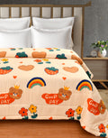 FRESH FROM LOOM Microfiber Cartoon Printed Double Bed Blanket for Kids|Soft Comforters for Children|Dohar for Kid Boys & Girls|A