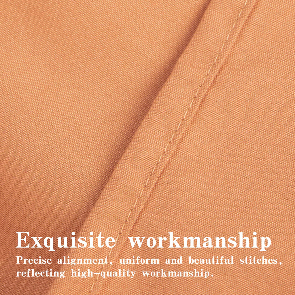 Ntbay 100% Brushed Microfiber Queen Pillow Shams Set Of 2, Super Soft And Cozy, Wrinkle, Fade, Stain Resistant 20X30 Inches Oxford Pillowcases, Pale Orange