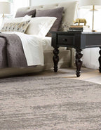Unique Loom Del Mar Collection Area Rug - Lucille (4' 1'' Round, Gray/ Ivory)