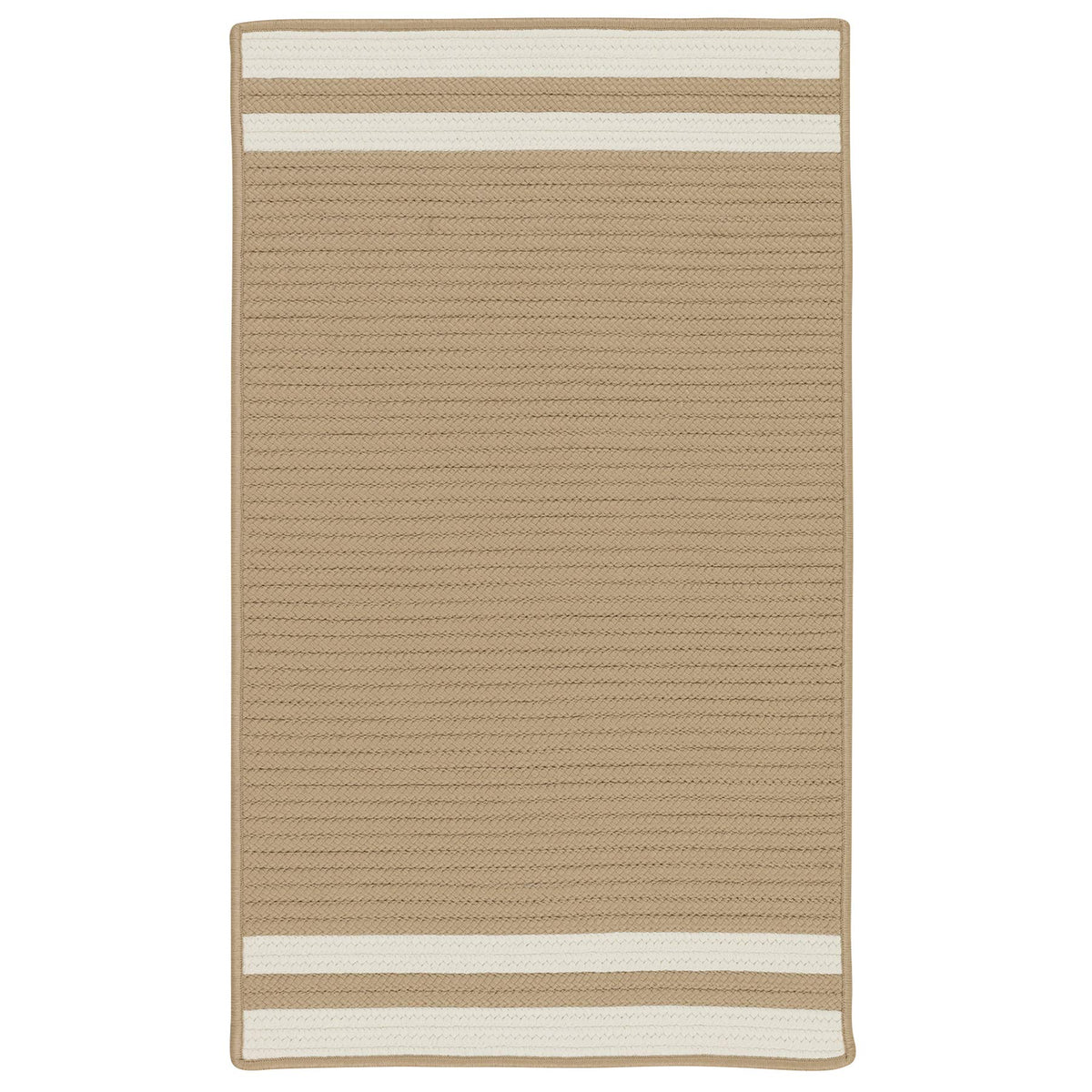 Colonial Mills Denali End Stripe Area Rug, 9X12, Ivory