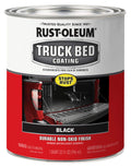 Rust-Oleum 342668 Automotive Truck Bed Coating, 1 Quarts (Pack Of 4), Black, 128 Fl Oz