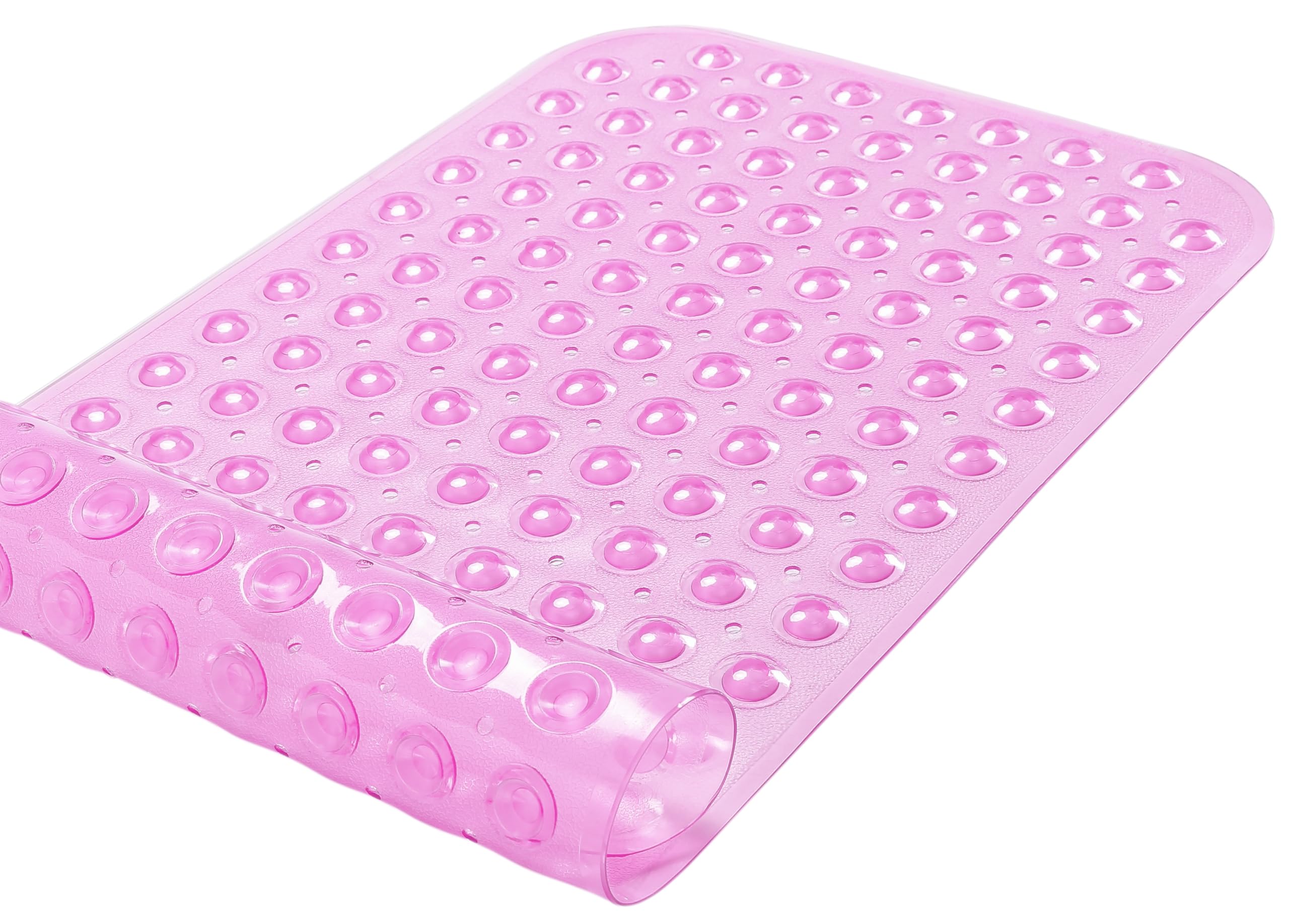 Tike Smart Large Non-Slip Bathtub & Shower Mat 31   X16    (Smooth/Non-Textured Tubs Only) Safe, Clean, Machine-Washable, Superi